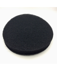 20" Heavy-duty black stripping pad, 5 per case