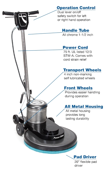 Classic Metal Burnisher 1 600 Rpm C1600 3 Powr Flite