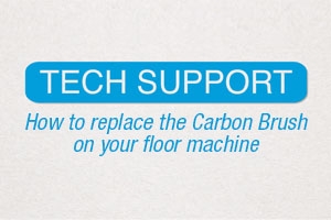 How to replace the carbon brush on your floor machine